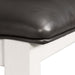 Martin 5pc Counter Set (Dark Brown Top - White Base) - Eclectic 79 Furniture Store
