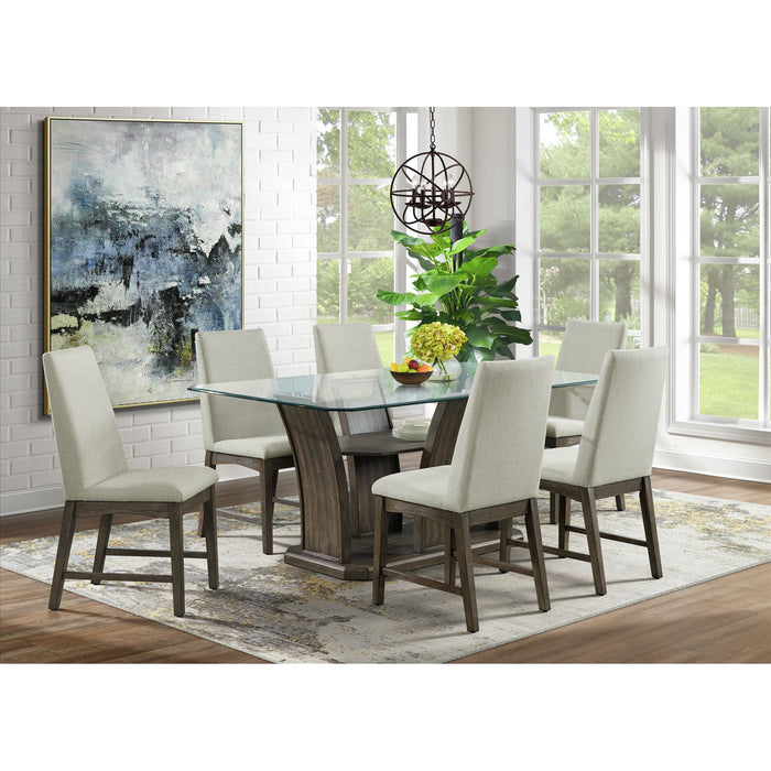 Dapper Dining Side Chair (Grey Finish) (Two Per Carton)