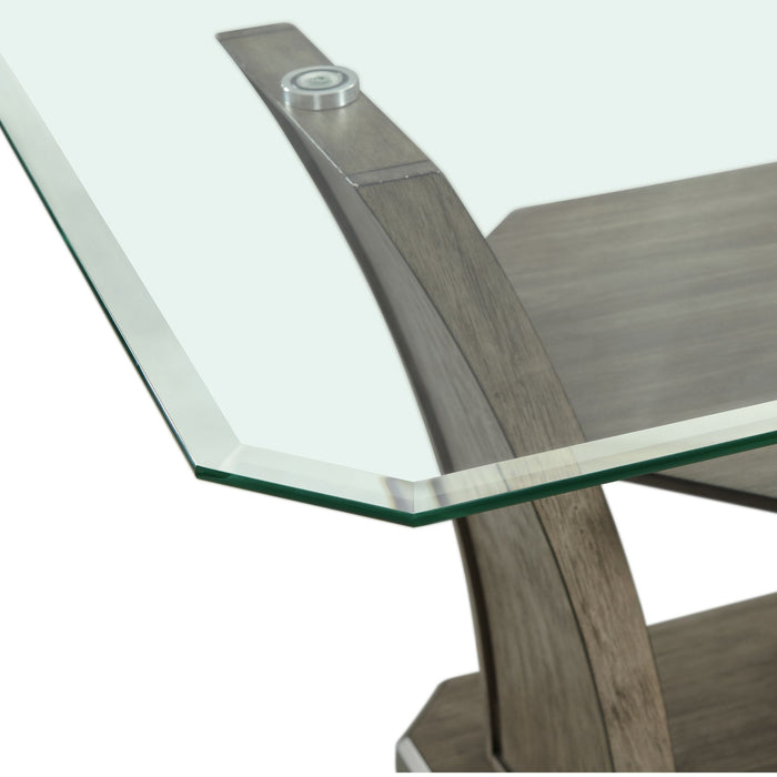 Dapper Grey Rectangular Counter Table