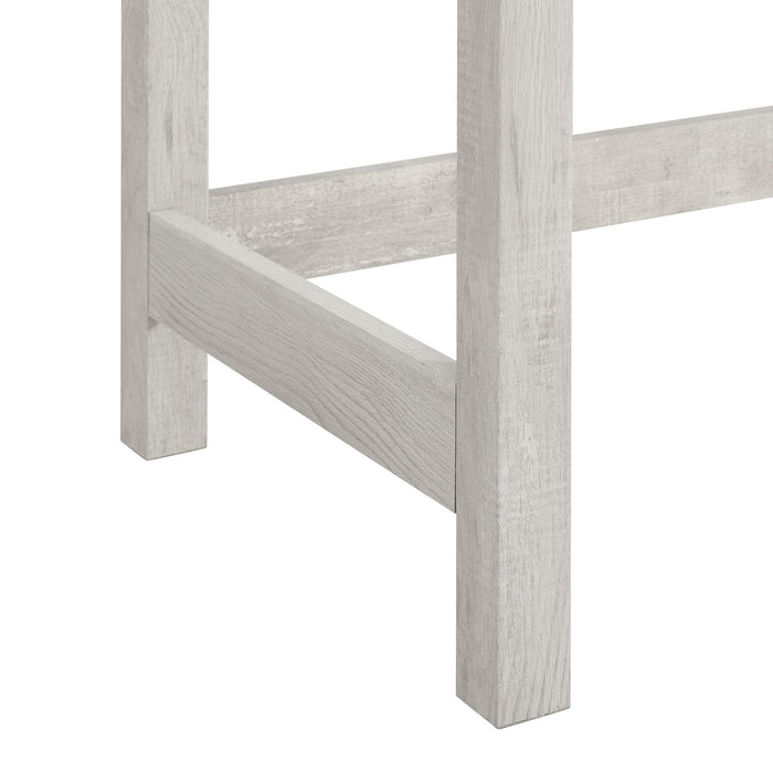 Eleanor Bar Table Single Pack (1 Tables + 3 Stools) in White