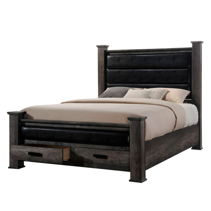 Nathan Queen Storage Poster Bed
