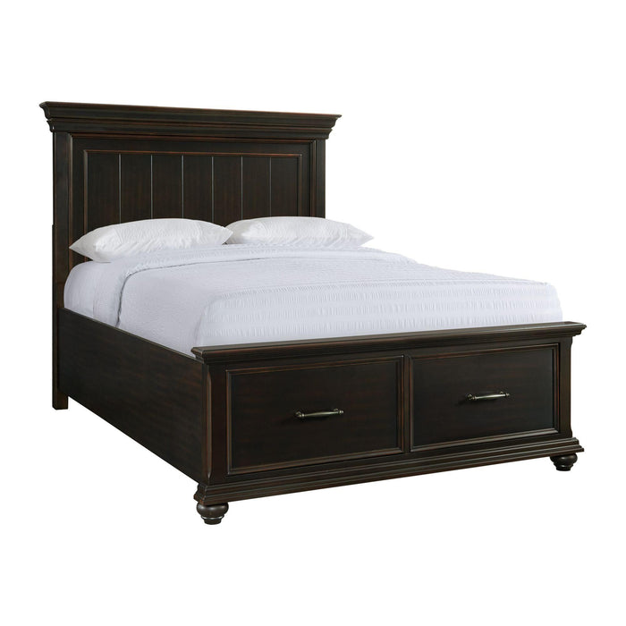 Slater Platform Storage Bedroom Set Black