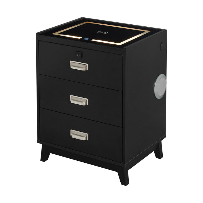 Rio Nightstand with Electronic Features