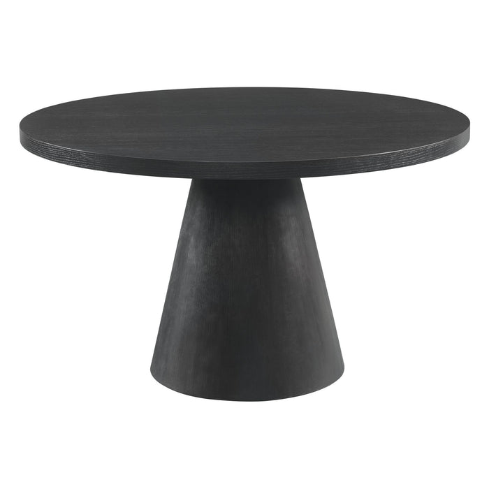Portland Round Dining Table in Black