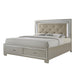 Platinum Platform Storage Bedroom Set - Eclectic 79 Furniture Store