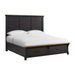 Montrose Storage Bedroom Set in Espresso & Brown - Eclectic 79 Furniture Store