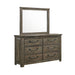 Maverick Dresser & Mirror Grey - Eclectic 79 Furniture Store