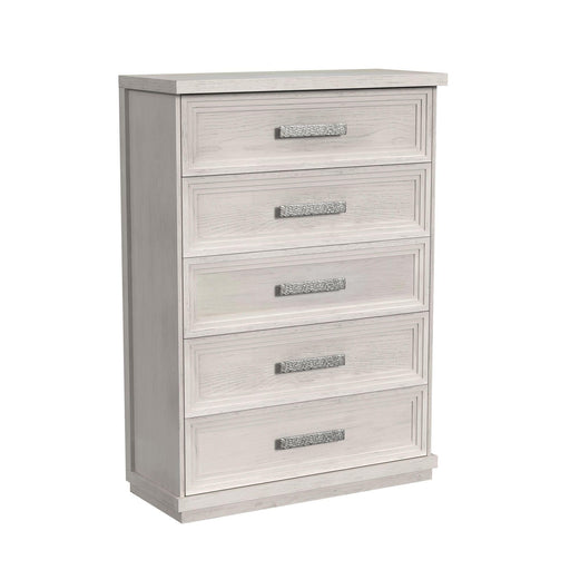 Avalanche 5-Drawer Chest in Antique White - Eclectic 79 Furniture Store