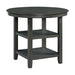 Amherst Counter Height Dining Set in Grey-Table & Four PU Chairs - Eclectic 79 Furniture Store