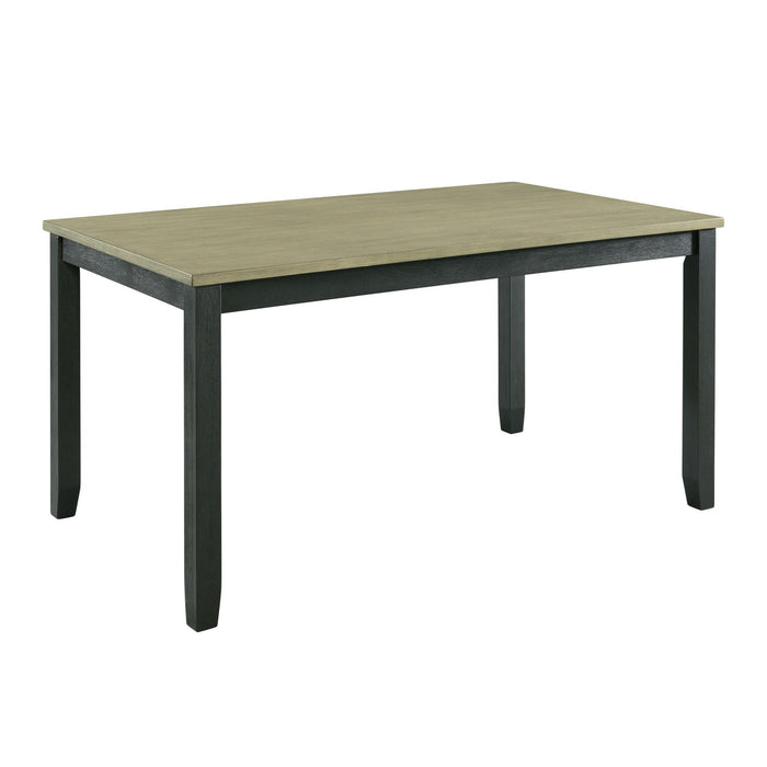 Martin 6 PC Dining Set (Black Base) - Eclectic 79 Furniture Store