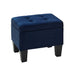 Ethan 3Pk Storage Bench with 2 Ottoman in Heirloom Blue (ISTA3A) - Eclectic 79 Furniture Store