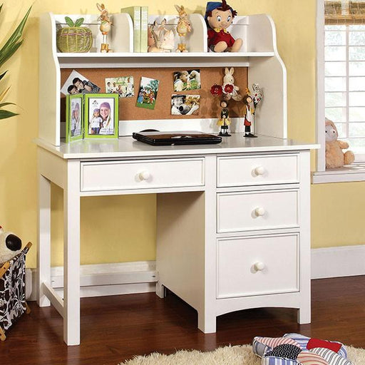 Omnus White Desk - Eclectic 79 Furniture Store