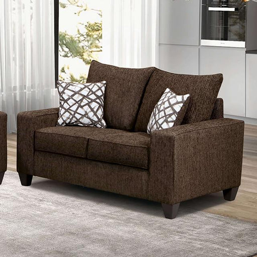 WEST ACTION Loveseat, Chocolate image