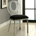 ORLA Silver/Black Side Chair (2/CTN) - Eclectic 79 Furniture Store