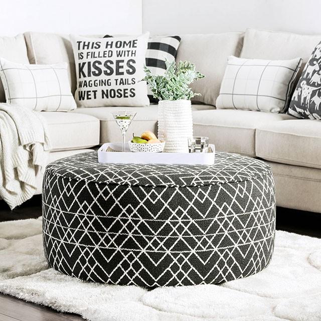 Patricia Black/Pattern Ottoman - Eclectic 79 Furniture Store