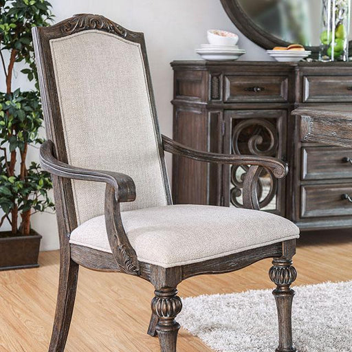 ARCADIA Rustic Natural Tone/ Ivory Arm Chair (2/CTN) image