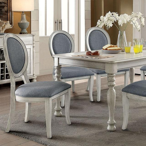 Kathryn Antique White Dining Table, Antique White image