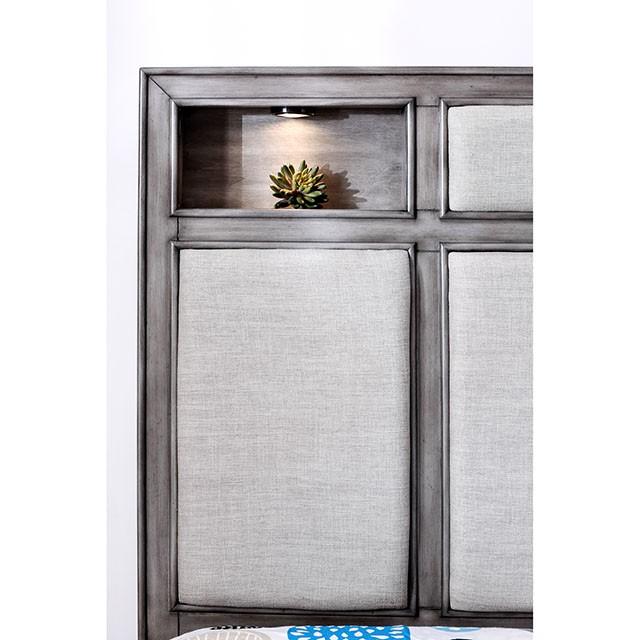 DAPHNE Gray Cal.King, E.King & Queen Bed