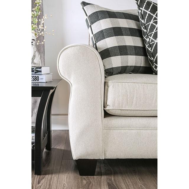 Patricia Ivory Sectional - Eclectic 79 Furniture Store