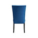 Francesca Rectangular Dining Blue Velvet Side Chair (2 Per Pack) - Eclectic 79 Furniture Store