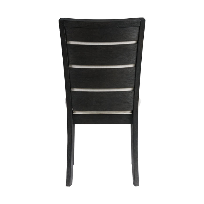 Grady Dining Slat Back Side Chair Black (2 Per Pack)