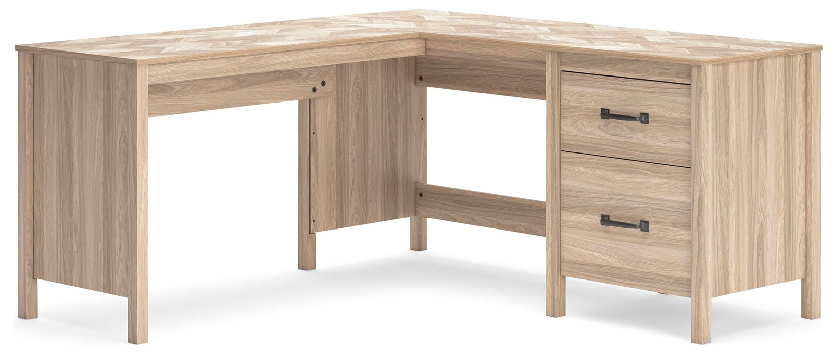 Battelle 60" Home Office Desk with Return - Eclectic 79 Furniture Store