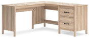 Battelle 60" Home Office Desk with Return - Eclectic 79 Furniture Store