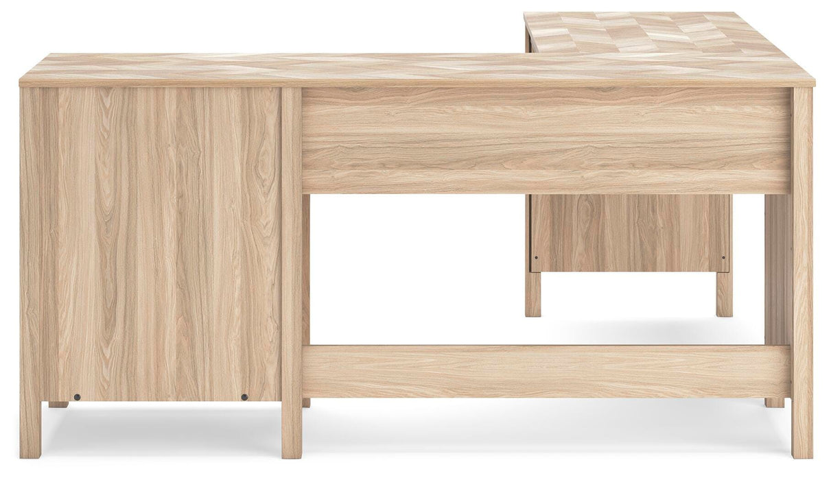 Battelle 60" Home Office Desk with Return - Eclectic 79 Furniture Store