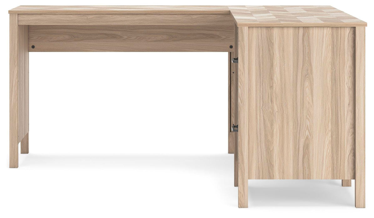 Battelle 60" Home Office Desk with Return - Eclectic 79 Furniture Store