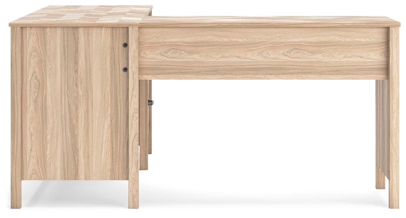 Battelle 60" Home Office Desk with Return - Eclectic 79 Furniture Store