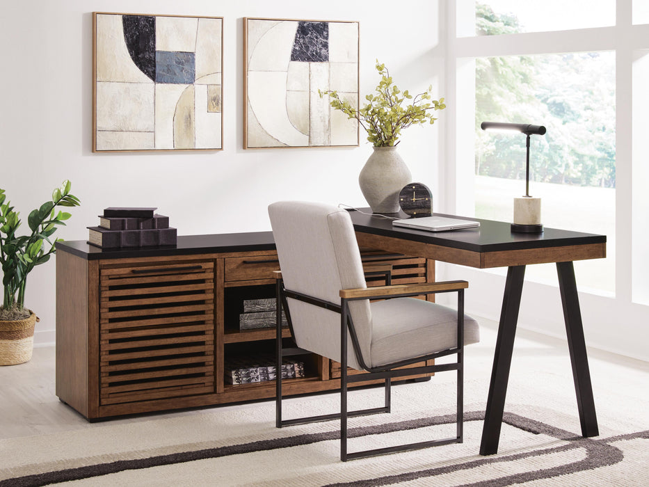 Kallari Credenza with Desk Return - Eclectic 79 Furniture Store