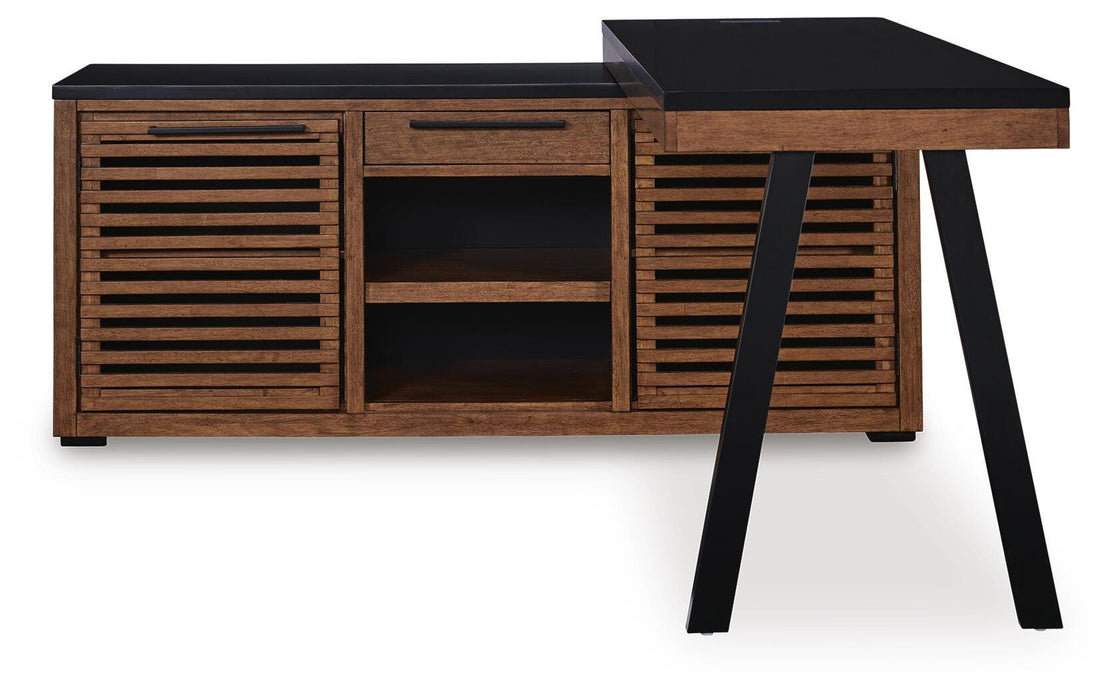 Kallari Credenza with Desk Return - Eclectic 79 Furniture Store