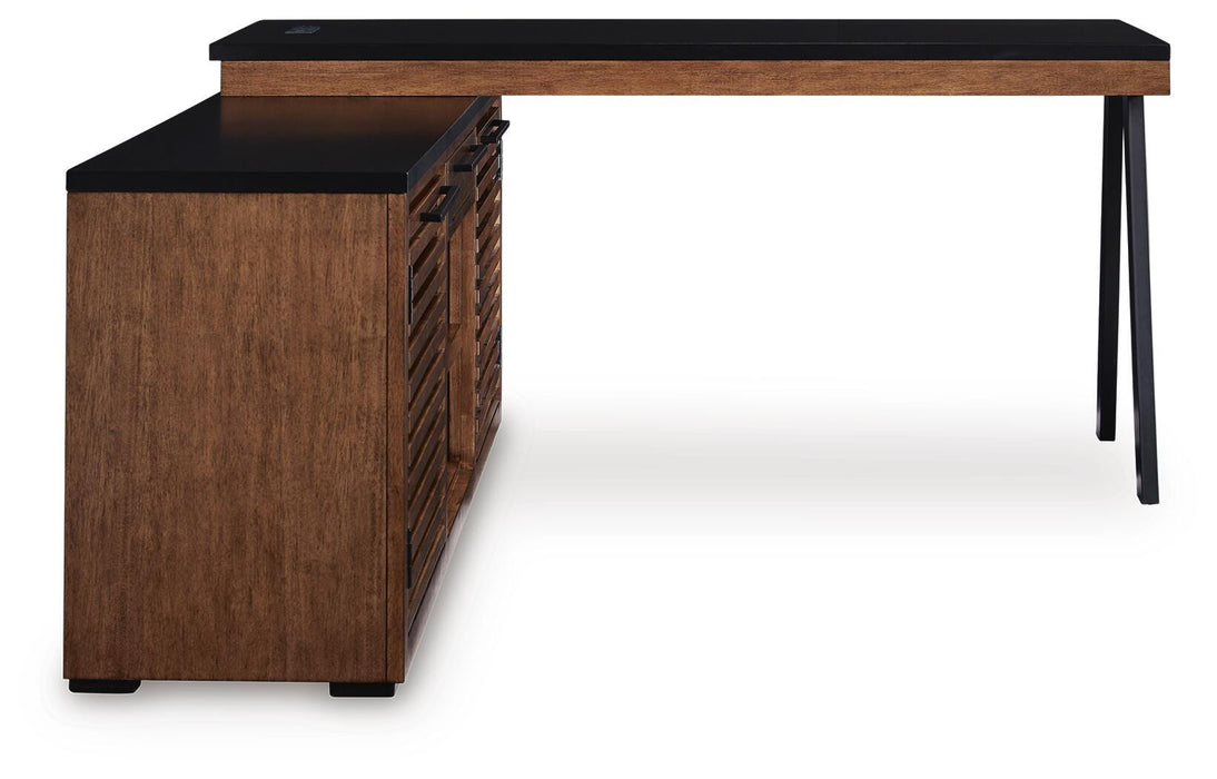 Kallari Credenza with Desk Return - Eclectic 79 Furniture Store