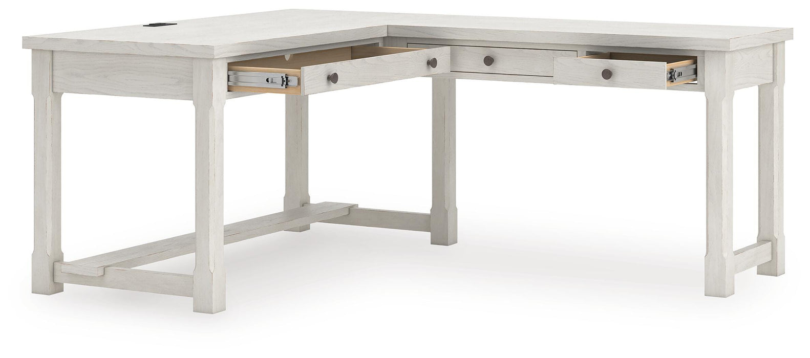 Robbinsdale L-Shaped Home Office Desk - Eclectic 79 Furniture Store