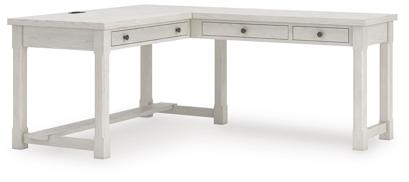 Robbinsdale L-Shaped Home Office Desk - Eclectic 79 Furniture Store