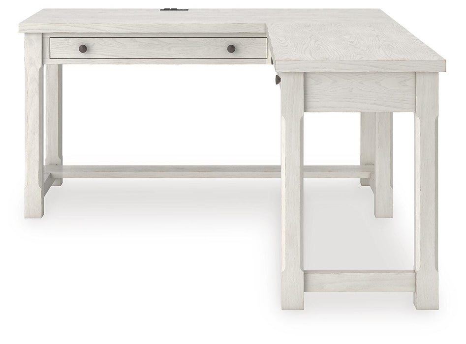 Robbinsdale L-Shaped Home Office Desk - Eclectic 79 Furniture Store