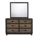 Harlington 6-Drawer Dresser w/ Mirror Set - Eclectic 79 Furniture Store