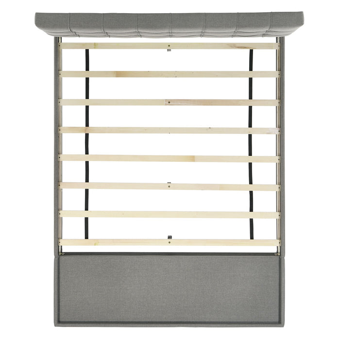 Hacienda Queen Storage Bed W/Tacoma Grey CM 003 (3A Packing)