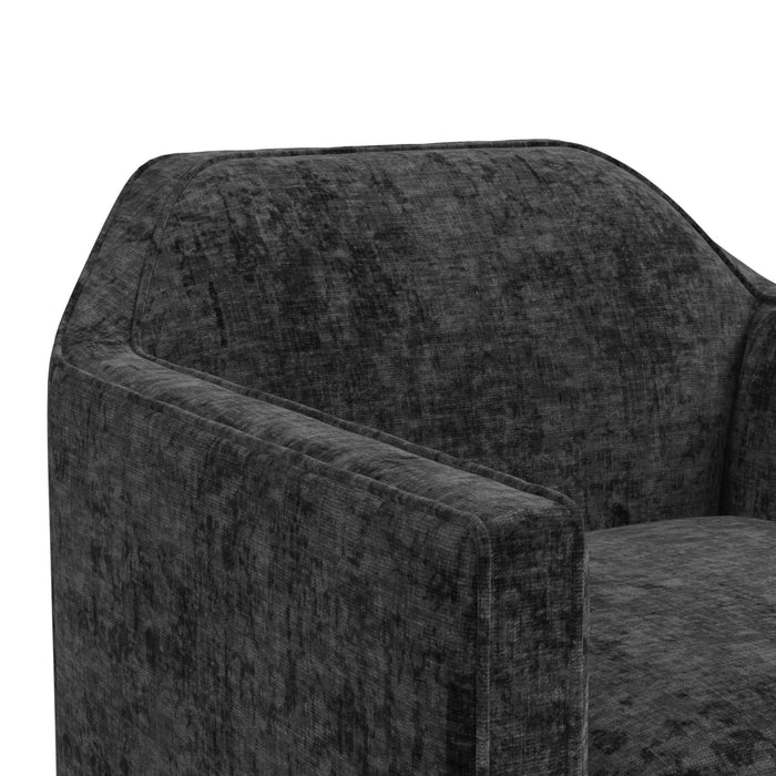 Hamlin Swivel Chair in Beamer Blue