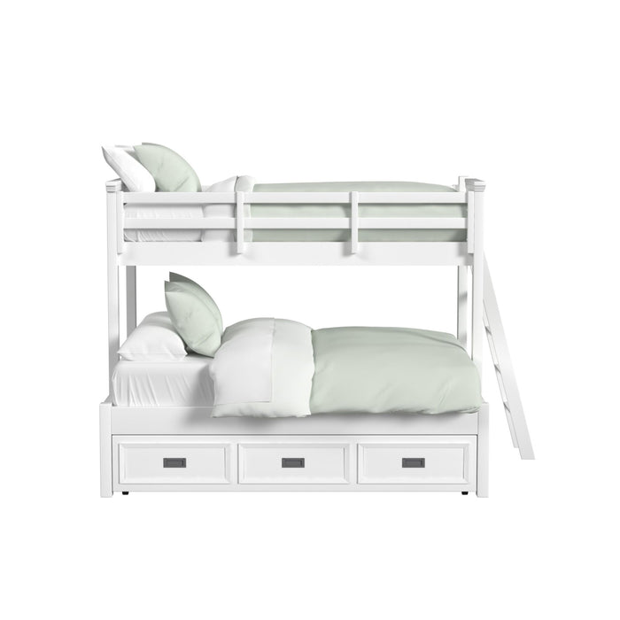 Hampton Kids Over Bunk with Ladder and Trundle