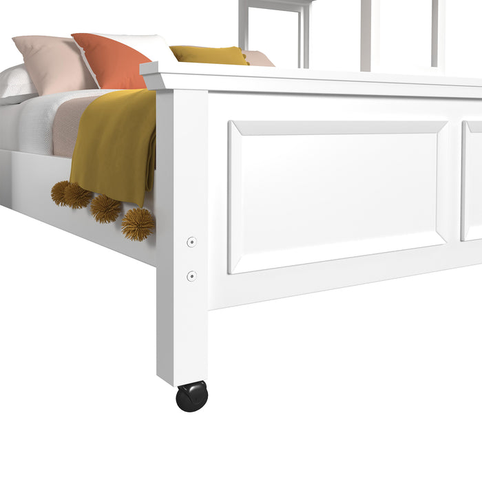 Hampton Kids Over Loft with Staircase and Desk with Speaker Bedroom Set