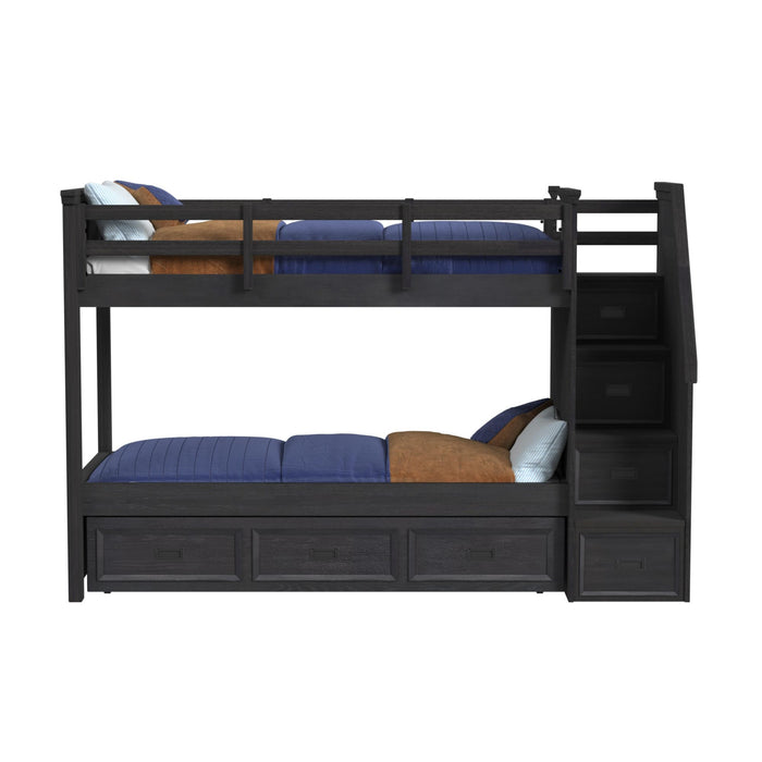 Hampton Kids Over Bunk with Staircase and Trundle
