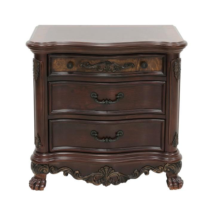 Deryn Park 3 Drawer Nightstand  in Cherry 2243-4