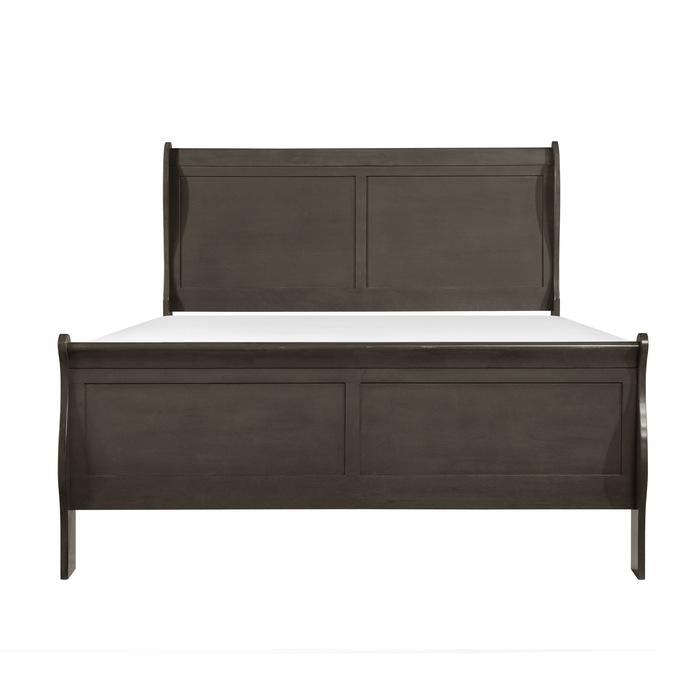 Mayville Full Sleigh Bed in Gray
