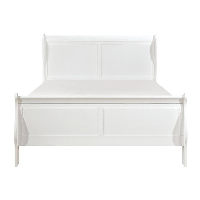 Mayville Full Sleigh Bed in White