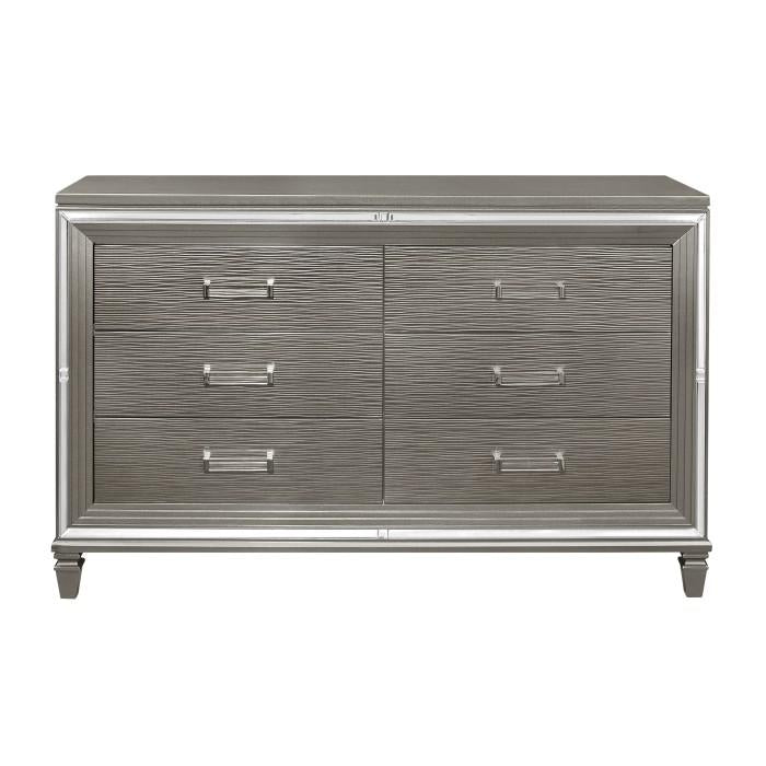 Tamsin Dresser in Silver Grey Metallic 1616-5