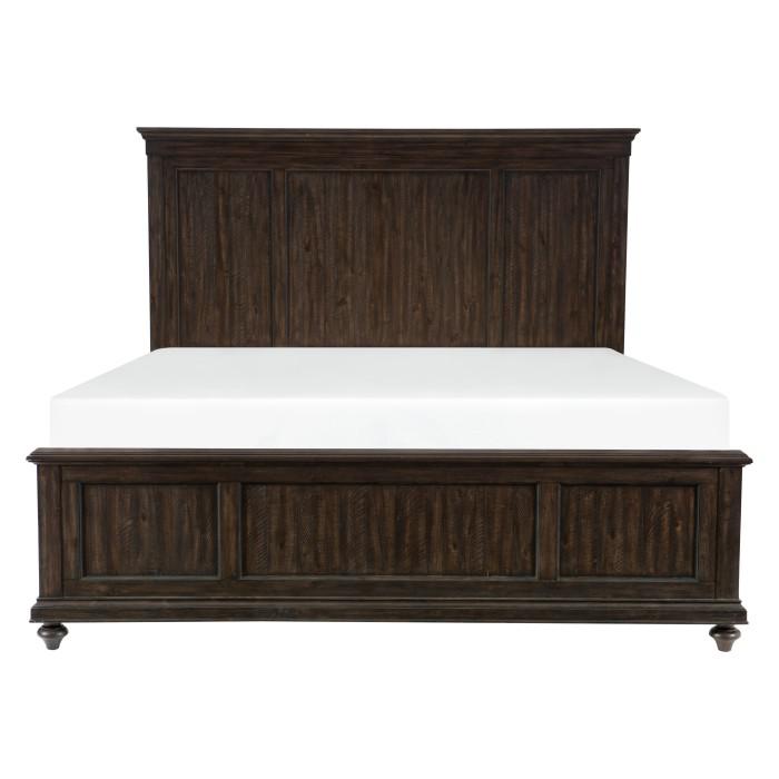Cardona Queen Panel Bed in Driftwood Charcoal 1689-1*