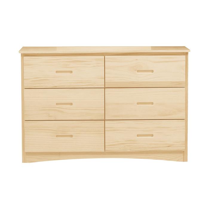 Bartly 6 Drawer Dresser in Natural B2043-5