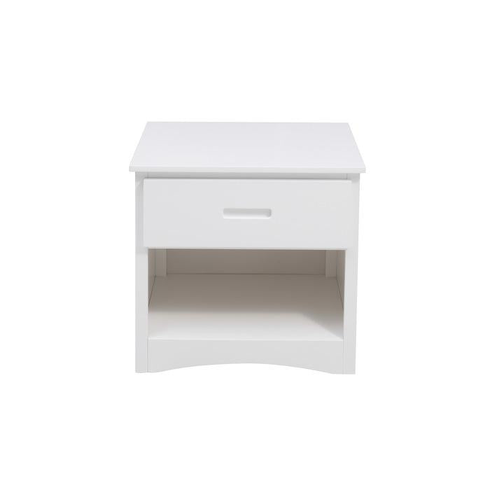 Galen 1 Drawer Night Stand in White B2053W-4