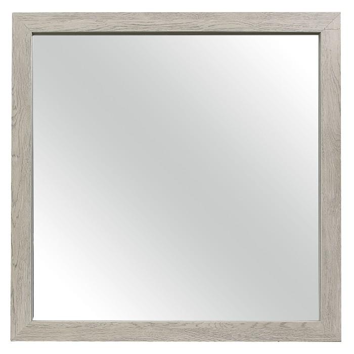 Quinby Mirror in Light Brown 1525-6